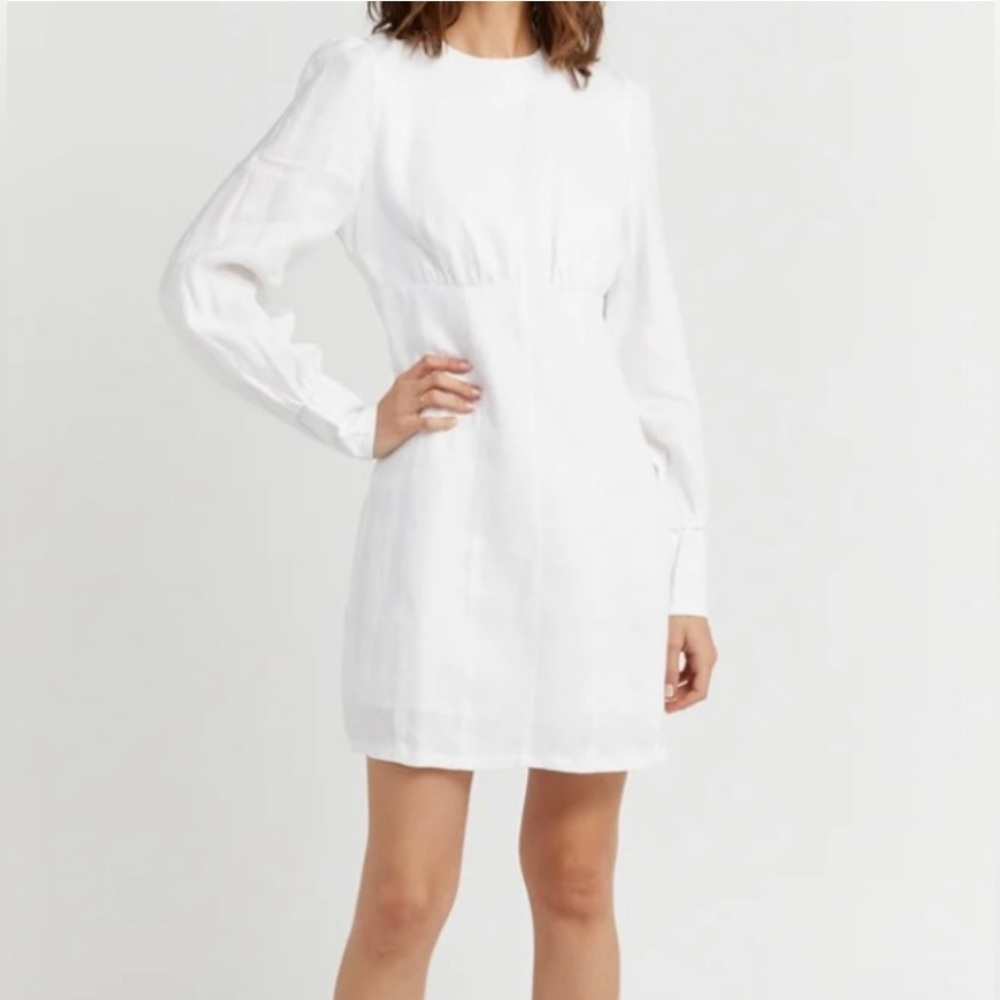 LINEN White dress
